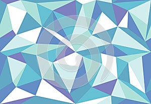 Vector seamless geometric polygon pattern