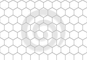 Vector seamless geometry pattern hexagon, black and white abstract geometric background, trendy print, monochrome retro