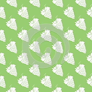 Vector seamless grapes background