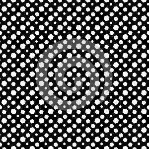 Vector seamless hexagon abstract pattern black and white. abstract background wallpaper. vector illustration.