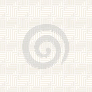 Vector seamless subtle lattice pattern. Modern stylish texture with monochrome trellis. Repeating geometric grid. Simple design ba