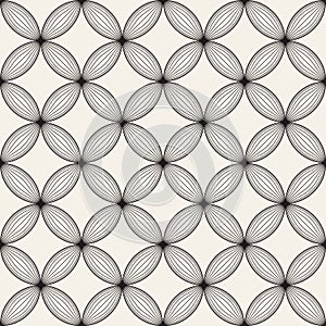 Vector seamless lattice pattern. Modern stylish texture with trellis. Repeating geometric grid. Simple graphic design background.