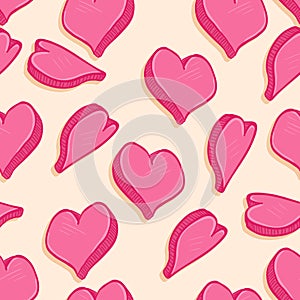 Vector Seamless Love Pattern
