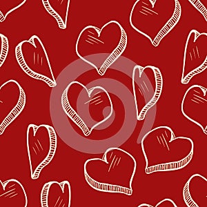 Vector Seamless Love Pattern