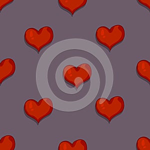 Vector Seamless Love Pattern