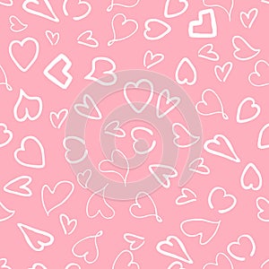 Vector Seamless Love Pattern
