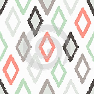 Vector Seamless Mexican Background. Ethnic Pattern