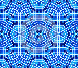 Vector seamless mosaic ornaments