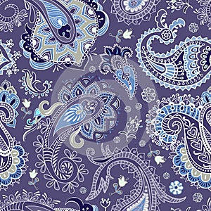 Vector seamless Paisley pattern