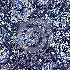 Vector seamless Paisley pattern