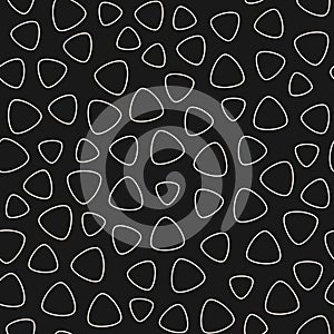 Vector seamless pattern, abstract geometric texture with simple