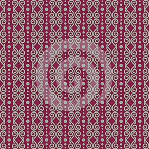 Vector seamless pattern of abstract ornamental art, related to ethnic, tribal and culture