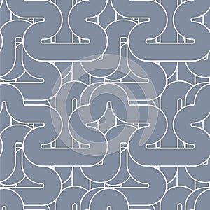 Vector seamless pattern without background