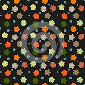 Vector seamless pattern background.