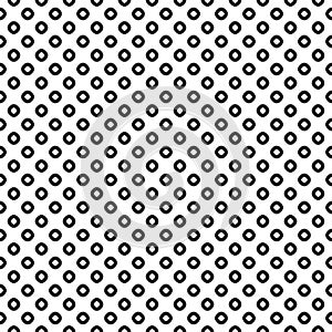 Vector seamless pattern, black & white rings