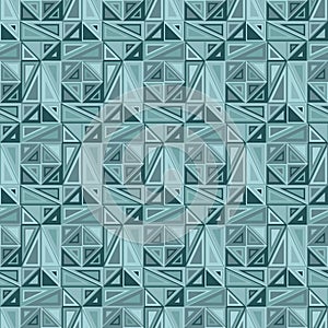 Vector seamless pattern. Consists of geometric elements.The elements have a triangular shape and different color.