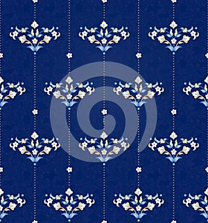 Vector seamless pattern in Eastern style.