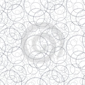 Vector seamless pattern - geometric chaotic circul