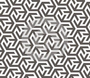 Vector seamless pattern. Geometric texture.