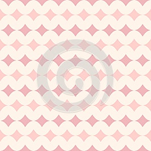 Vector seamless pattern for girls. Baby shower background. Pink baby pattern.