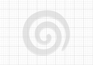 Vector Seamless Pattern, Graph Paper Background, Blank Page.
