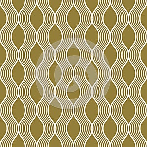 Vector seamless pattern, graphic geometric wrapping paper made u