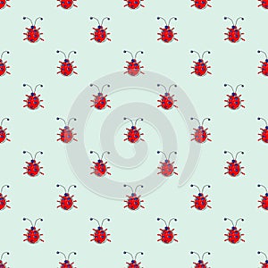 Vector seamless pattern, graphic illustration