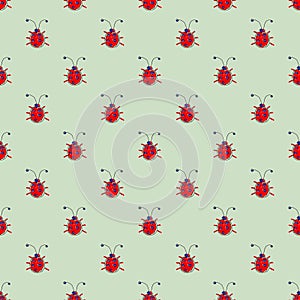 Vector seamless pattern, graphic illustration