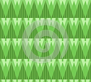 A vector seamless pattern of green stylized christmas trees. A background for the holiday design, poster, flyer, card, invitation