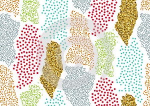 Vector seamless pattern with hand drawn textured brush strokes, stripes hand painted