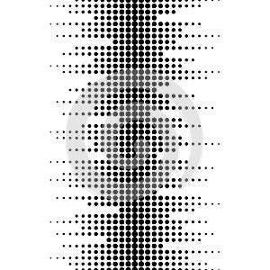 Vector seamless pattern, horizontal rows of dots