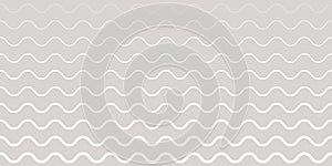 Vector seamless pattern with subtle horizontal waves, lines, halftone stripes