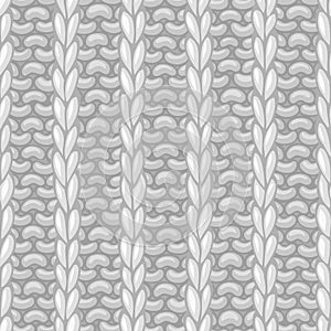 Vector seamless pattern in knitting style.