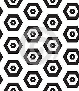 Vector seamless pattern. Modern clasical texture. Repeating geom