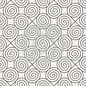 Vector seamless pattern. Modern stylish abstract texture. Repeating geometric