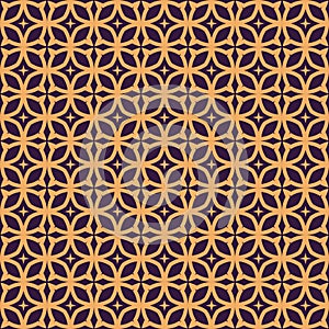 Vector seamless pattern. Modern stylish abstract texture. Repeating geometric linear tiles pattern background