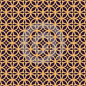 Vector seamless pattern. Modern stylish abstract texture. Repeating geometric linear tiles pattern background
