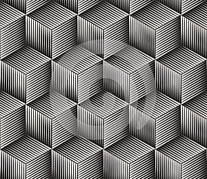 Vector seamless pattern. Modern stylish abstract texture. Repeating geometric tiles