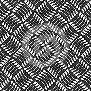 Vector seamless pattern. Modern stylish abstract texture. Repeating geometric tiles. Endless, array.