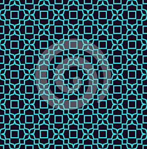 Vector seamless pattern. Modern stylish linear texture. Repeating geometric tiles with line elements