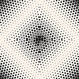Vector seamless pattern. Texture with halftone effect.