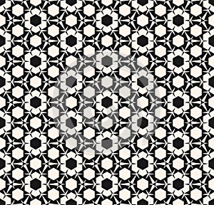 Abstract vector geometric seamless pattern with triangular shapes