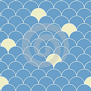 Vector seamless pattern of mozaic