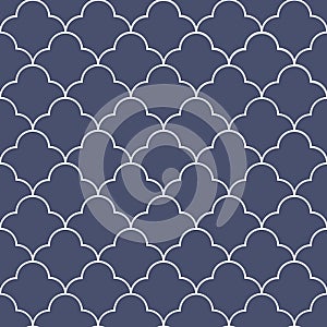Vector seamless pattern of mozaic