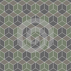 Vector seamless pattern of mozaic