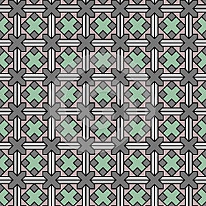 Vector seamless pattern of mozaic