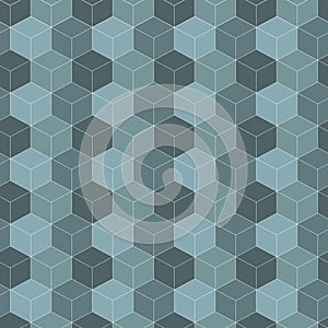 Vector seamless pattern of mozaic