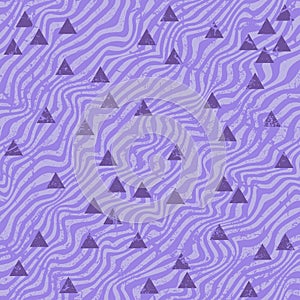 Vector seamless pattern, optical illusion geometric background.