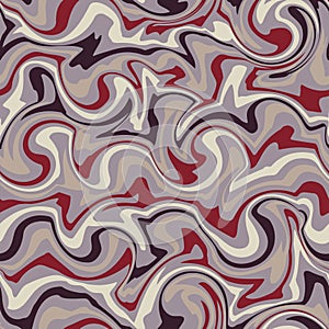 Vector seamless pattern, optical illusion geometric background.