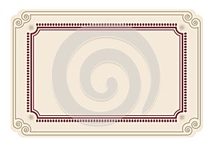 Vector seamless pattern. Orange graphic background. Simple abstracts forms. Abstract background with beige elements. Suitable for